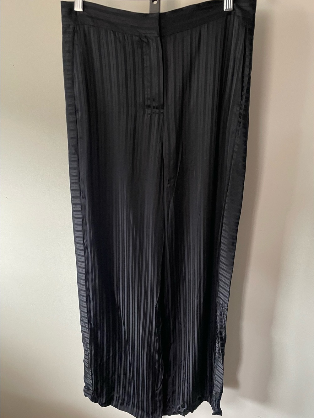 NEW Wilfred Chablais Silk Rayon Wide Leg Pant Striped Size 8 Medium NWOT - Picture 5 of 13